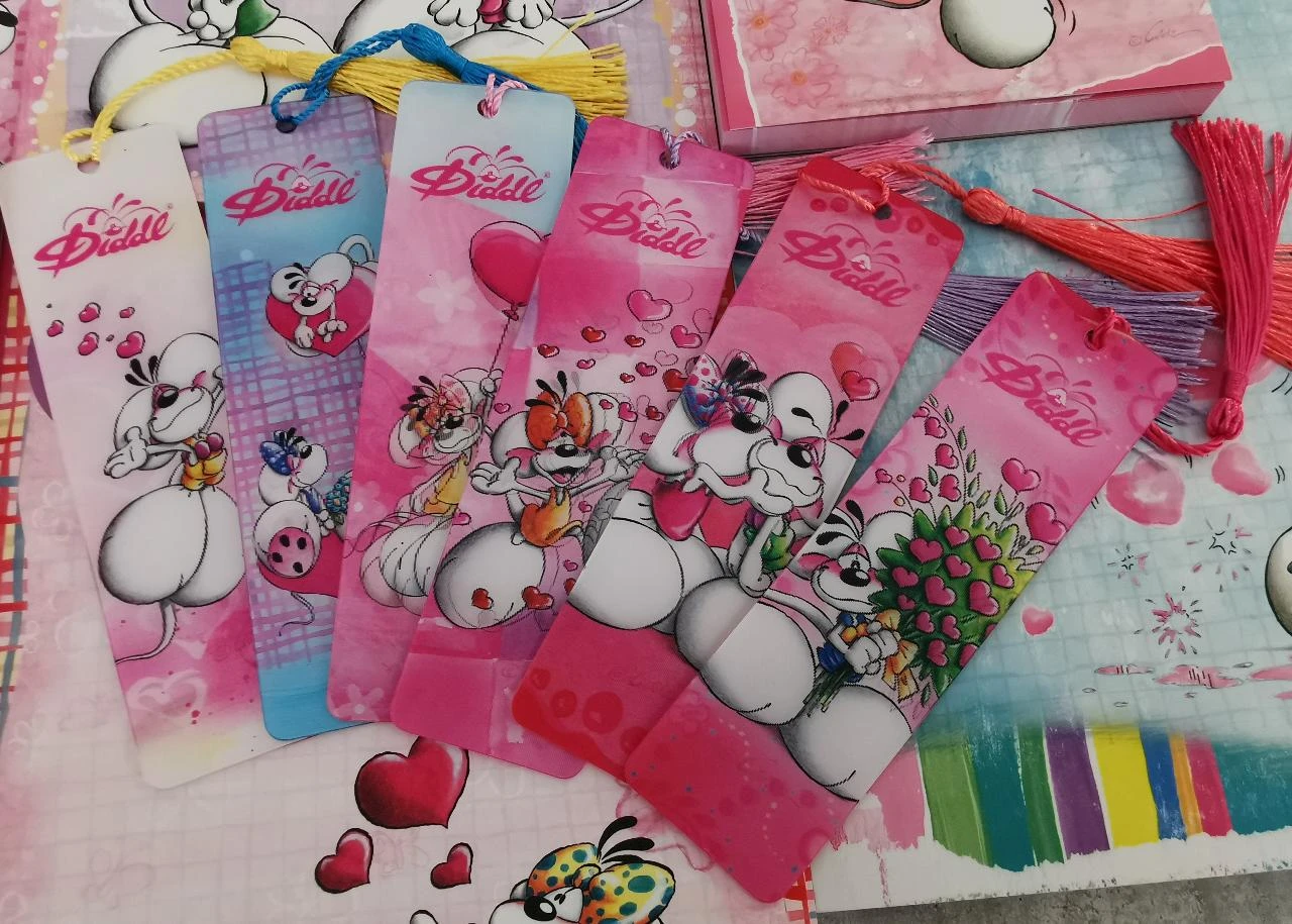 Marcapáginas + hojas x2 colección Diddl corazón – photo 2